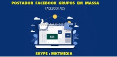 Postador Facebook Grupos Em Massa