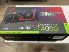 New ASUS ROG Strix GeForce RTX 4090 OC 24GB Graphics Card