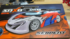 Serpent Cobra SRX8 GT TQ 1/8 Nitro On-Road Sedan Kit - REALWORLDHOBBY