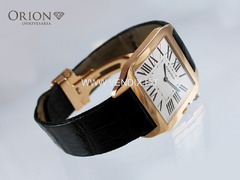 ⌚ Cartier Santos-Dumont – Ouro Rosa 18K