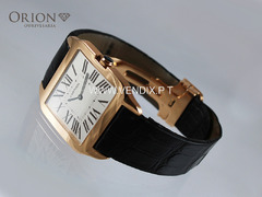 ⌚ Cartier Santos-Dumont – Ouro Rosa 18K