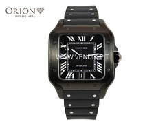 ⌚ Cartier Santos//Full set – Aço e ADLC