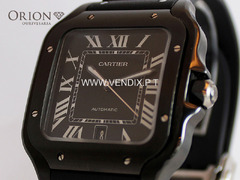 ⌚ Cartier Santos//Full set – Aço e ADLC