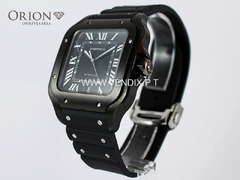 ⌚ Cartier Santos//Full set – Aço e ADLC