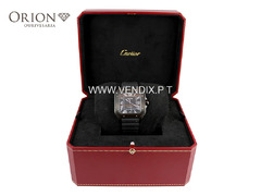 ⌚ Cartier Santos//Full set – Aço e ADLC