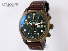 IWC Pilot Spitfire Chronograph // Full Set