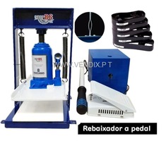 Máquina De Fazer Chinelo Hidráulica 8 Ton + Kit 11 Facas Qualquer Modelo