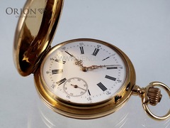 Relógio de bolso antigo em ouro