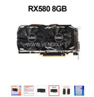 Placa gráfica RX580 8Gb original